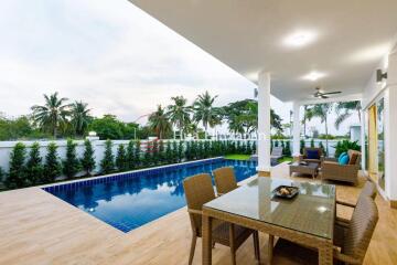 Modern and Spacious 3 Bedroom Pool Villa near Black Mountain Golf course and HHIS school for Sale, Hua Hin (Off plan)