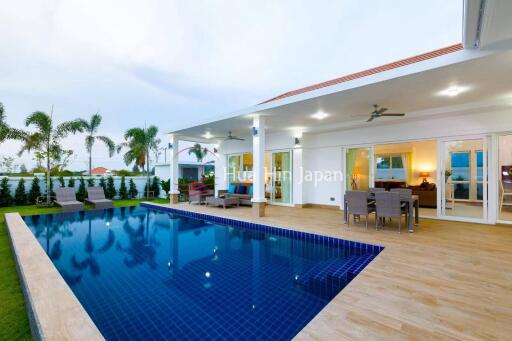 Modern and Spacious 3 Bedroom Pool Villa near Black Mountain Golf course and HHIS school for Sale, Hua Hin (Off plan)