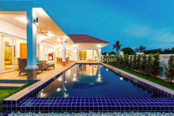 Modern and Spacious 3 Bedroom Pool Villa near Black Mountain Golf course and HHIS school for Sale, Hua Hin (Off plan)