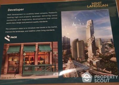 2-BR Condo at Nimit Langsuan near BTS Ratchadamri