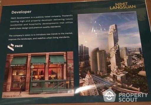 2-BR Condo at Nimit Langsuan near BTS Ratchadamri