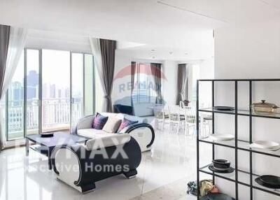 For Rent Duplex 3 Bedrooms on High Floor - The Empire Place - BTS Chong nonsi