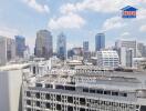 City view from a high-rise building