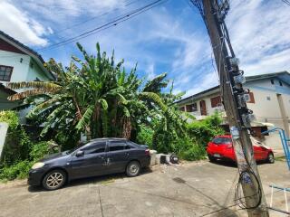 Cars parked outside residential buildings