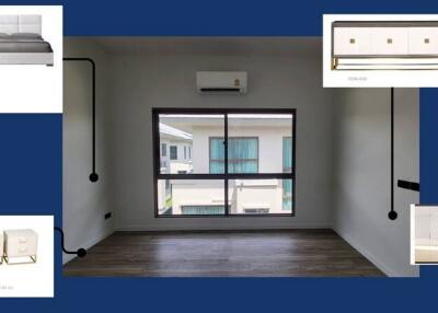 For Rent Bangkok Single House Burasiri Krungthepkreetha Krungthepkreetha 15 Bang Kapi