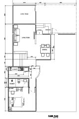 Architectural floor plan showing layout of a residential property.