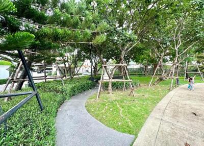 Garden with pathway and trees