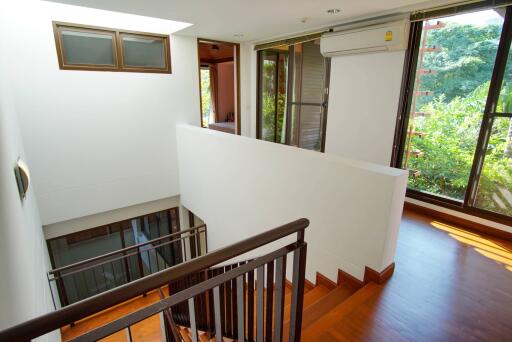 Staircase with natural light