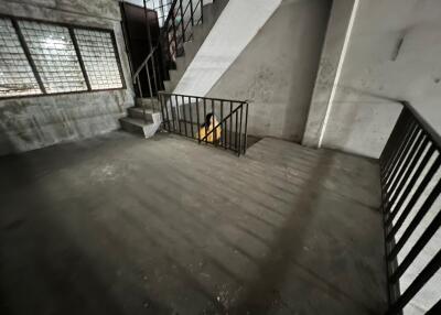 Stairwell and landing area in a building