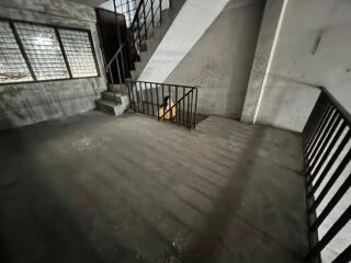 Stairwell and landing area in a building