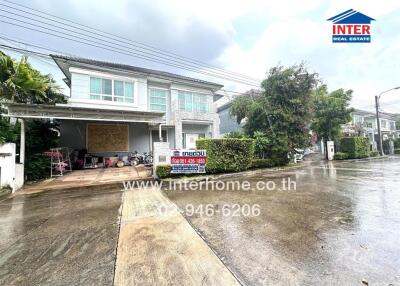 Exterior view of a house with driveway and garage