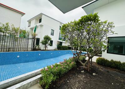 Outdoor area with swimming pool