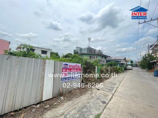 Street view of residential area with properties for sale