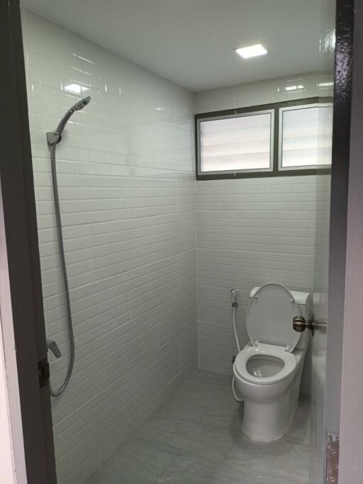 Bathroom with toilet and shower