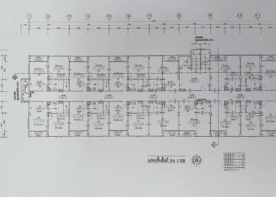 Floor plan of an apartment building