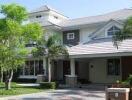 Two-story residential home with a well-maintained exterior