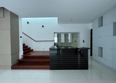 Modern main living area with staircase and contemporary design