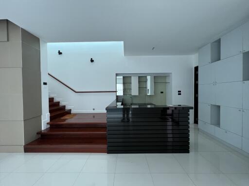 Modern main living area with staircase and contemporary design