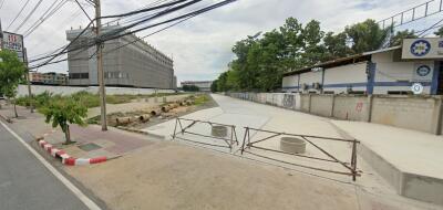 Street view near construction site