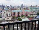 Balcony view of cityscape