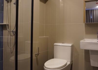 Bathroom with shower and toilet