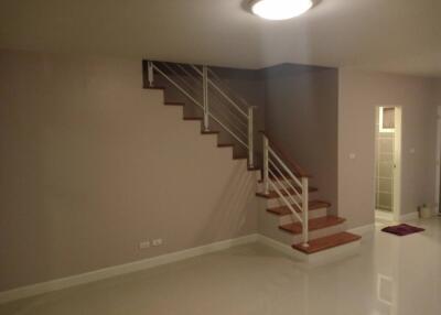 Modern living space with staircase