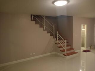 Modern living space with staircase