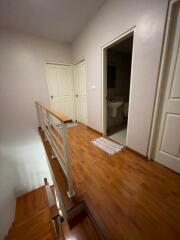 Hallway with wooden flooring