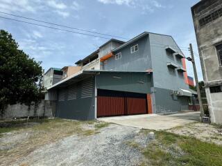 Exterior view of a multi-story residential building