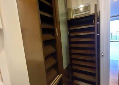 Kitchen storage area with appliances