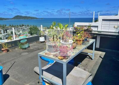 Rooftop with ocean view