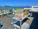 Rooftop with ocean view