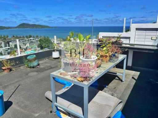 Rooftop with ocean view