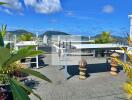 Rooftop terrace with scenic views