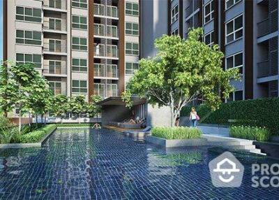 1-BR Condo at The President Condo Sukhumvit 81 near BTS On Nut (ID 8011)