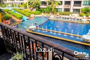 1 Bed Condo with Pool View in Town