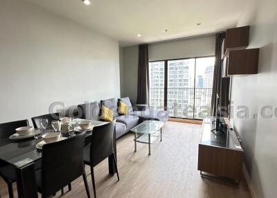 2 Bedrooms Furnished Condo, High Floor, Noble Refine - Sukhumvit 26