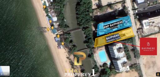 Beachfront 1-Bedroom Condo for Investment - Bayphere Premier Suites Na Jomtien