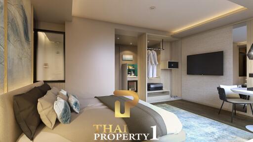 Beachfront 1-Bedroom Condo for Investment - Bayphere Premier Suites Na Jomtien