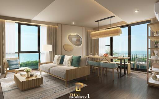 Beachfront 2-Bedroom Condo for Investment - Bayphere Premier Suites Na Jomtien