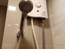 Shower with water heater