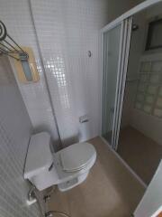 Compact bathroom with shower