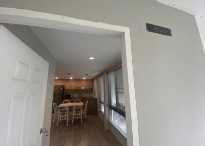 View into a kitchen from the entrance