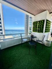 Balcony with ocean view