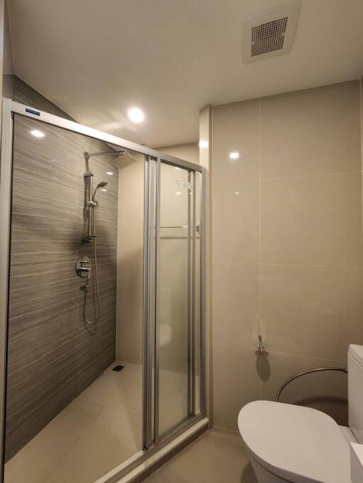 Modern bathroom with shower