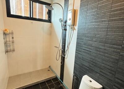 Modern bathroom with shower