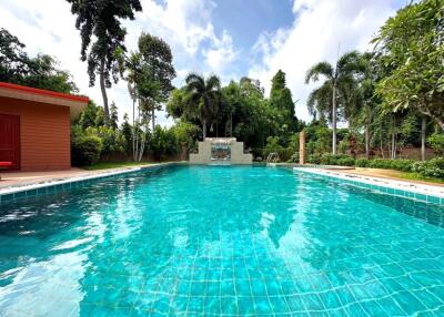 Large single house with large private pool for sale