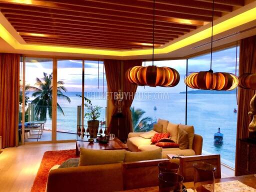 BAN22187:  Absolute Beachfront Luxury Penthouse with 2BR for Sale in Bang Tao