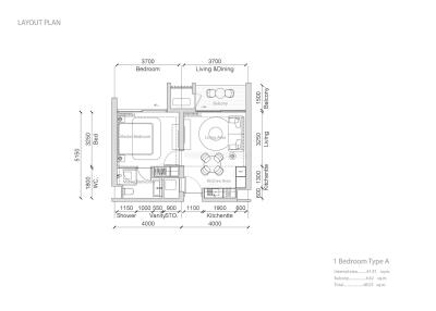 BAN22138: Peaceful 1-Bedroom Apartment  for Sale in Bangtao, Phuket