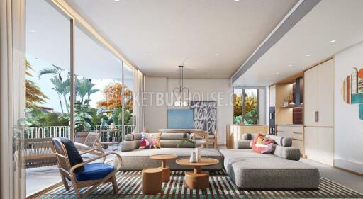 BAN22121: Unmatched 2-Bedroom Apartment in Bang Tao For Sale from World Known Developer